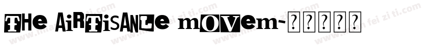 The airtisanle movem字体转换